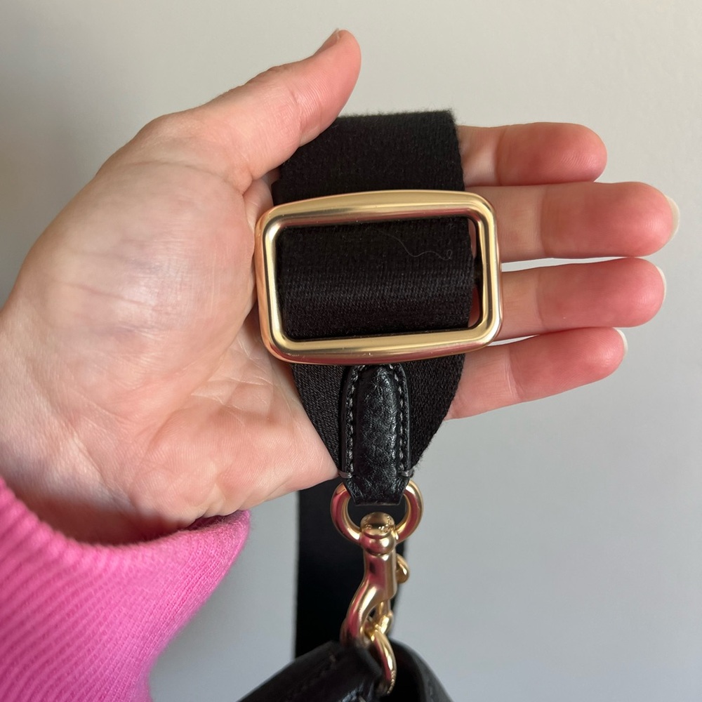 Coach Amelia Small Black Pebbled Leather Crossbody Bag - Picture 5 of 10